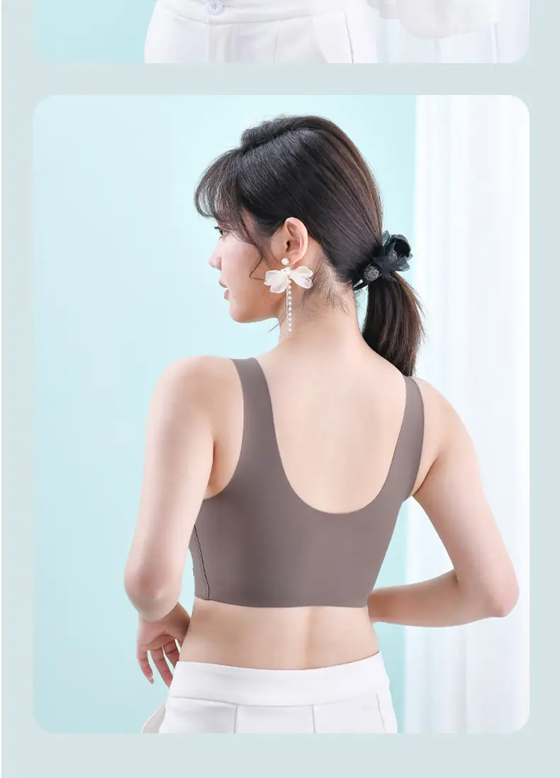 Women's Wireless Breathable Sports Bra Full Cup Design — feature 13