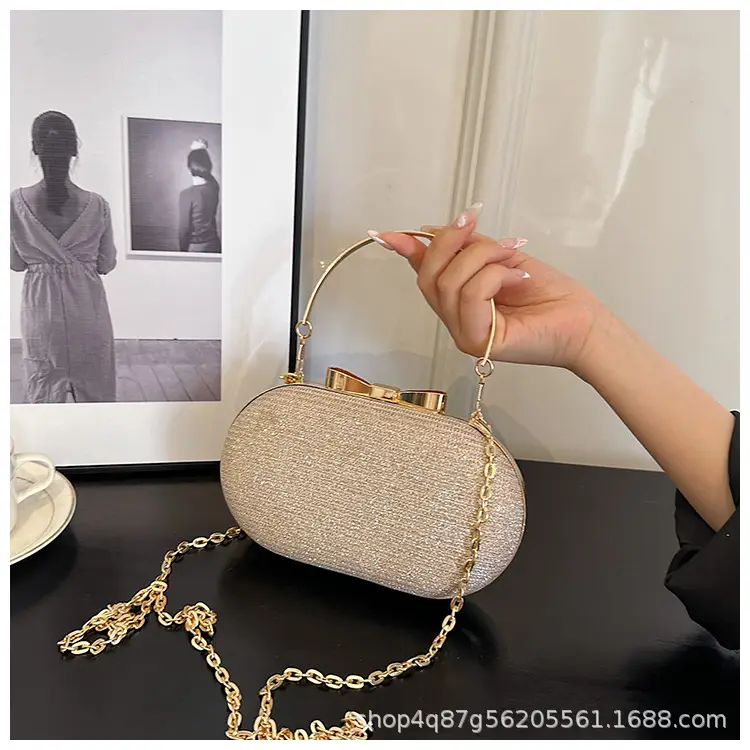 Pink Heart-Shaped Mini Chain Bag for Women - Image 6