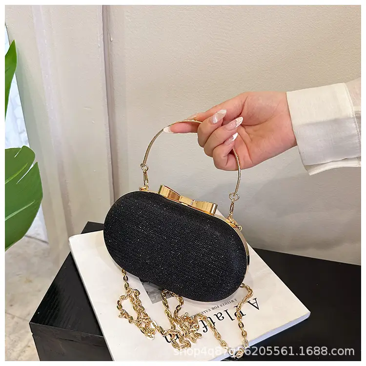 Pink Heart-Shaped Mini Chain Bag for Women - Image 8