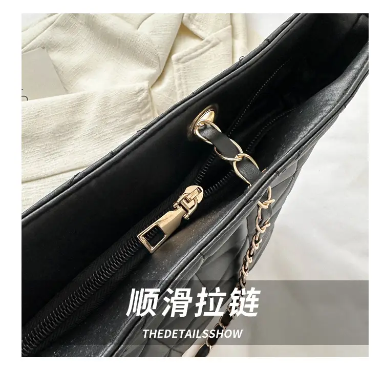 Pink Quilted Chain Shoulder Bag for Women — feature 4