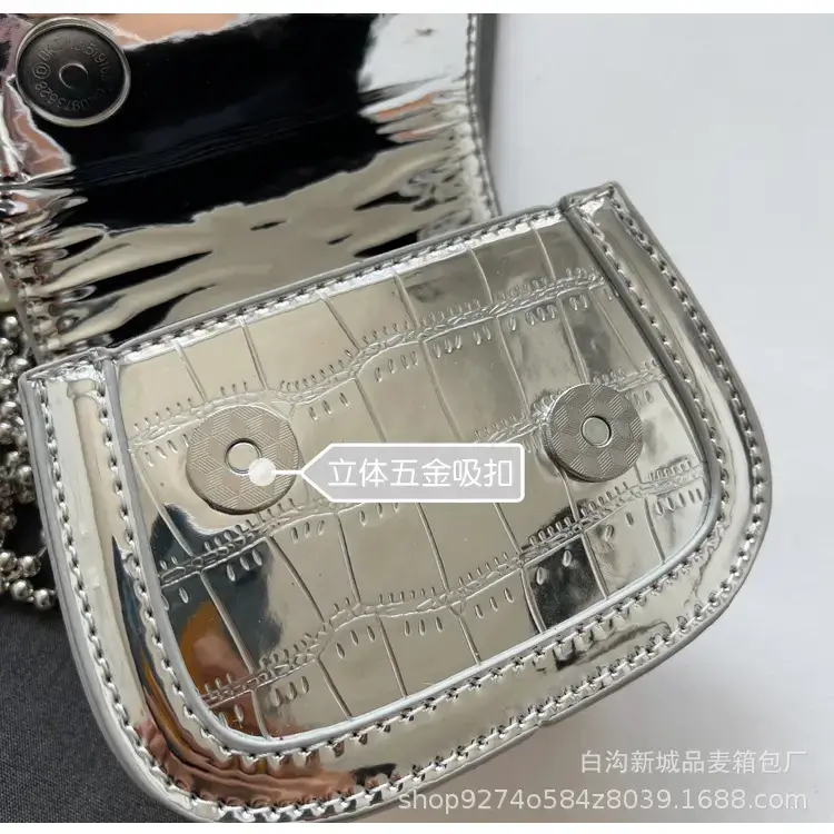 Black Pearl Chain Mini Shoulder Bag for Women — feature 6