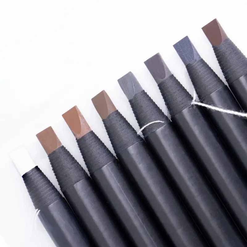 Hard Core Pull Line Fog Eyebrow Pencil Black Paper Pen