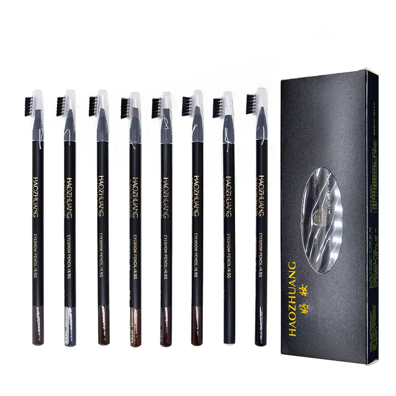 Hard Core Pull Line Fog Eyebrow Pencil Black Paper Pen