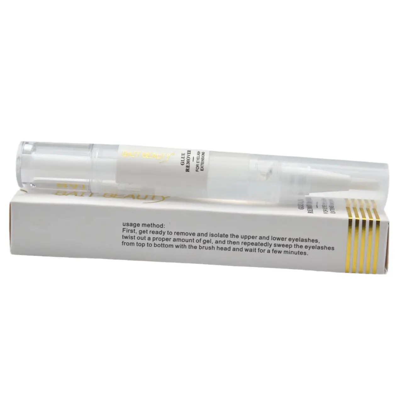 False Eyelash Glue Removal Pen 10ml Strawberry Flavored - Image 6