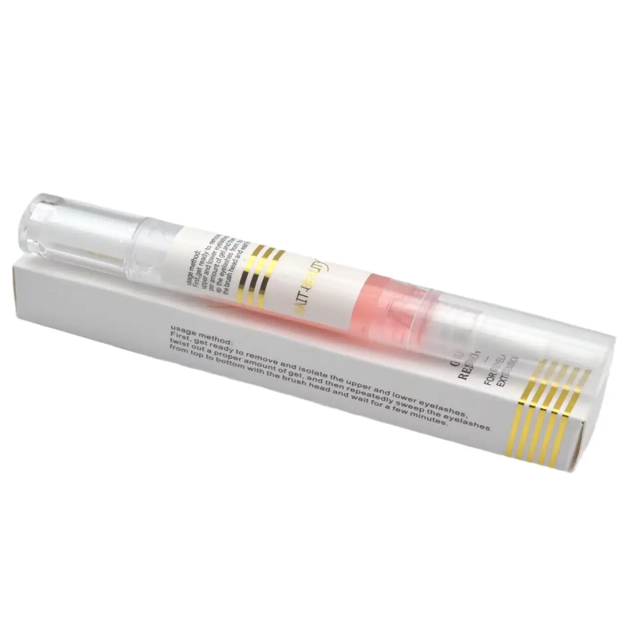 False Eyelash Glue Removal Pen 10ml Strawberry Flavored - Image 7