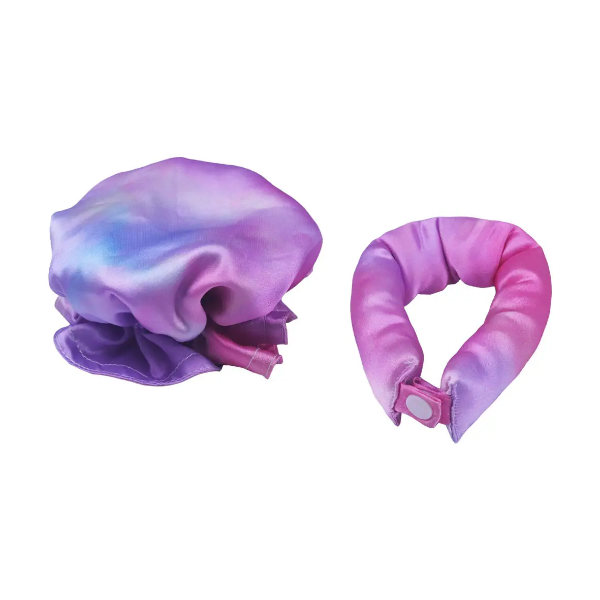 Pink purple (hair stick hair cover opp bag)