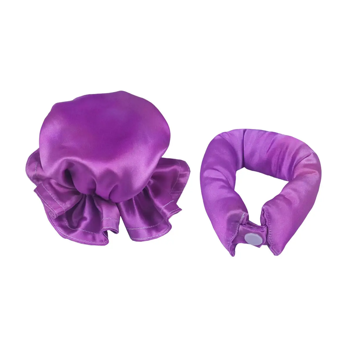 Deep purple (hair stick hair cover opp bag)
