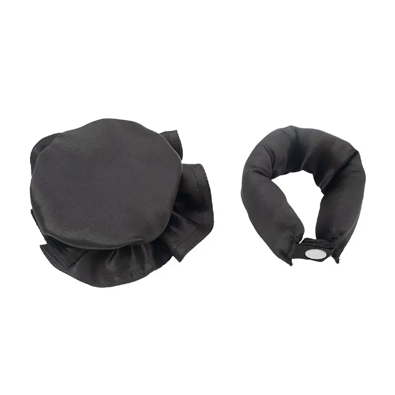 black (hair stick hair cover opp bag)