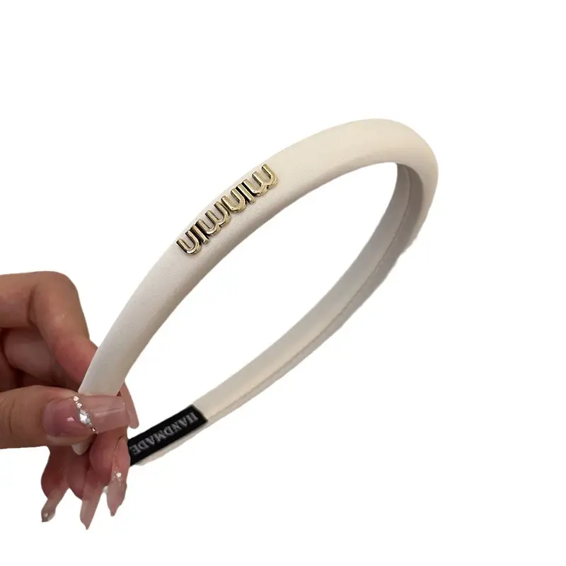 Joker French Letter Satin Hair Band Women 2023 - Image 8