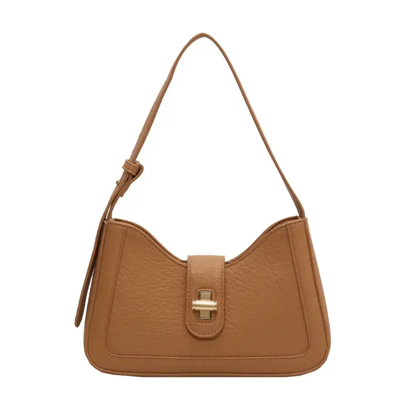 Women's tan square shoulder bag 2023 trendy - Image 10