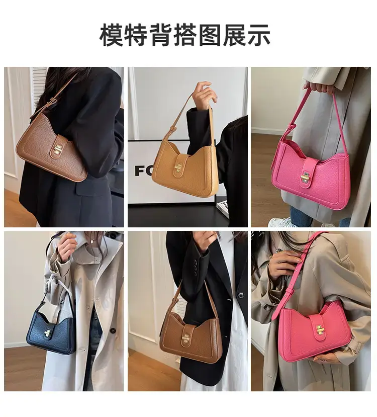 Women's tan square shoulder bag 2023 trendy — feature 10