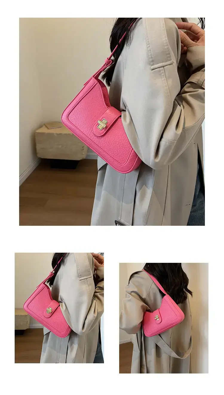 Women's tan square shoulder bag 2023 trendy — feature 13