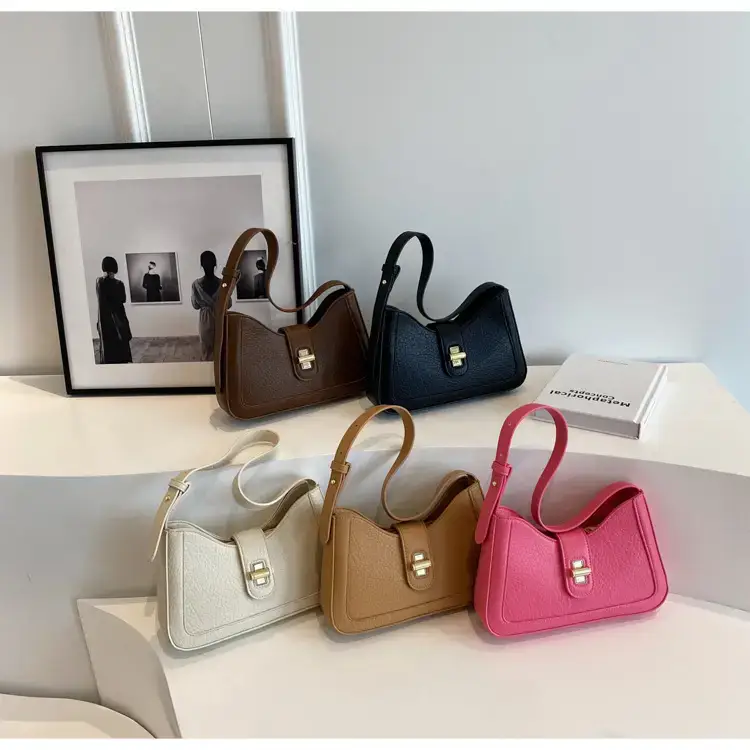 Women's tan square shoulder bag 2023 trendy — feature 16