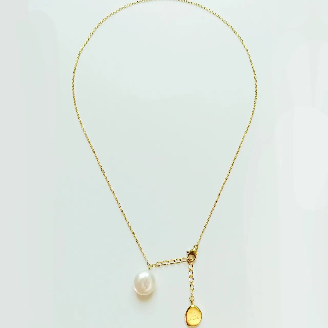 Natural Pearl Two-Wear Pendant Necklace with Light - Image 5