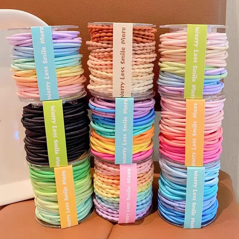 Colorful Rainbow Hair Rubber Bands for Girls — feature 5