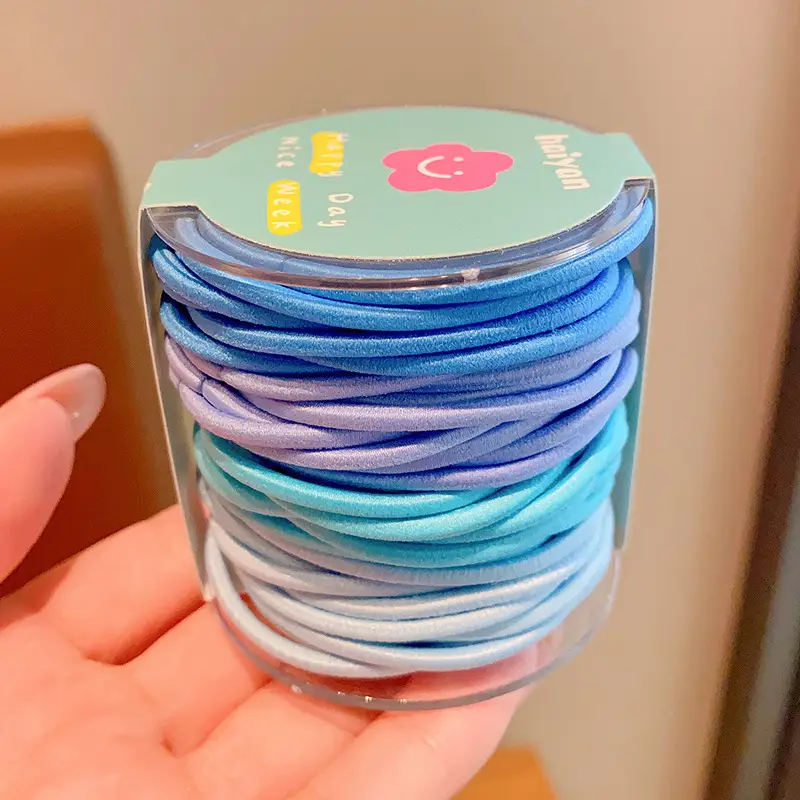 Colorful Rainbow Hair Rubber Bands for Girls - Image 5