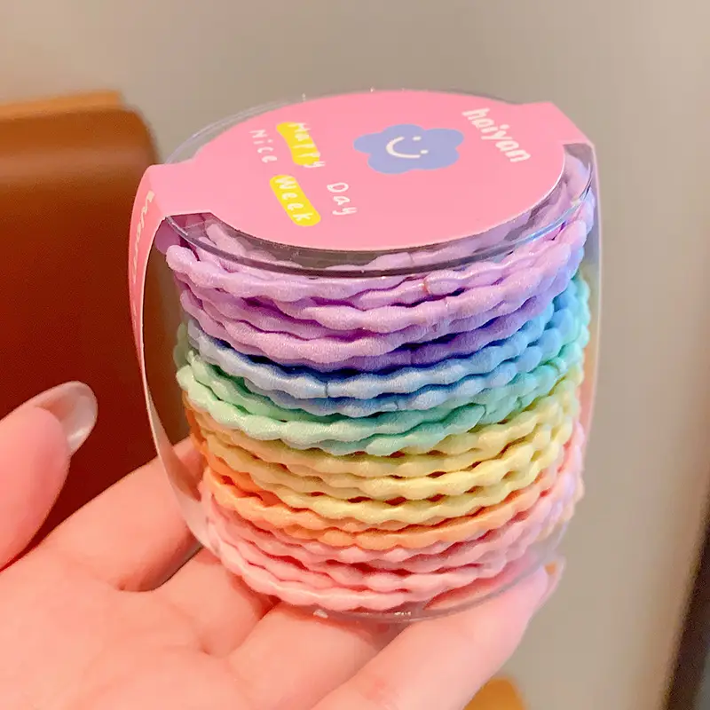 Colorful Rainbow Hair Rubber Bands for Girls - Image 7