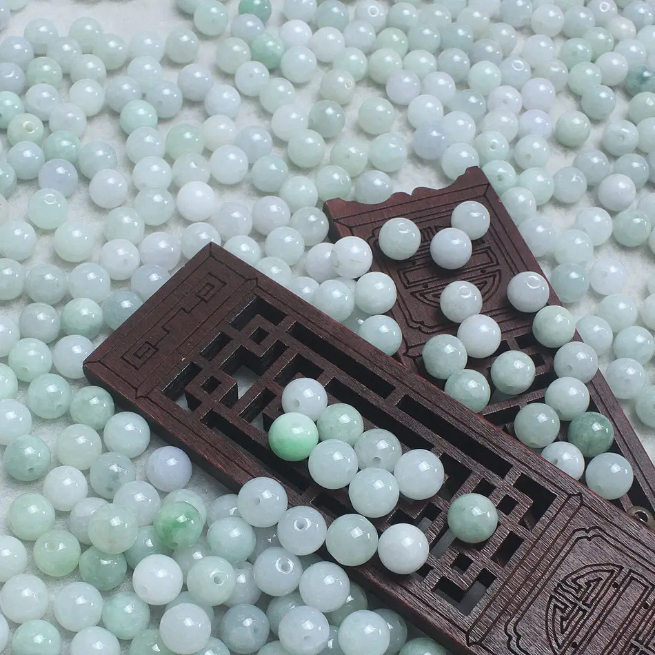 Myanmar Jade Ice Glutinous Beads diy Jewelry Accessories — feature 1
