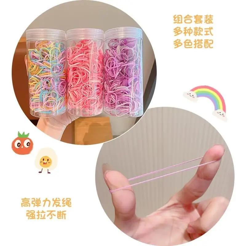 500 Pack of Purple Rubber Bands for Kids