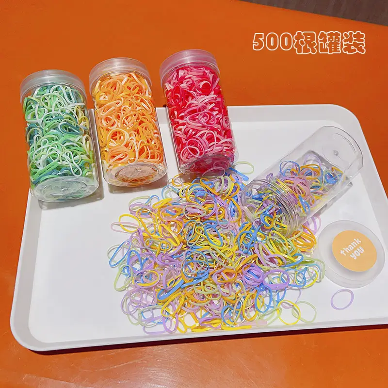 500 Pack of Purple Rubber Bands for Kids