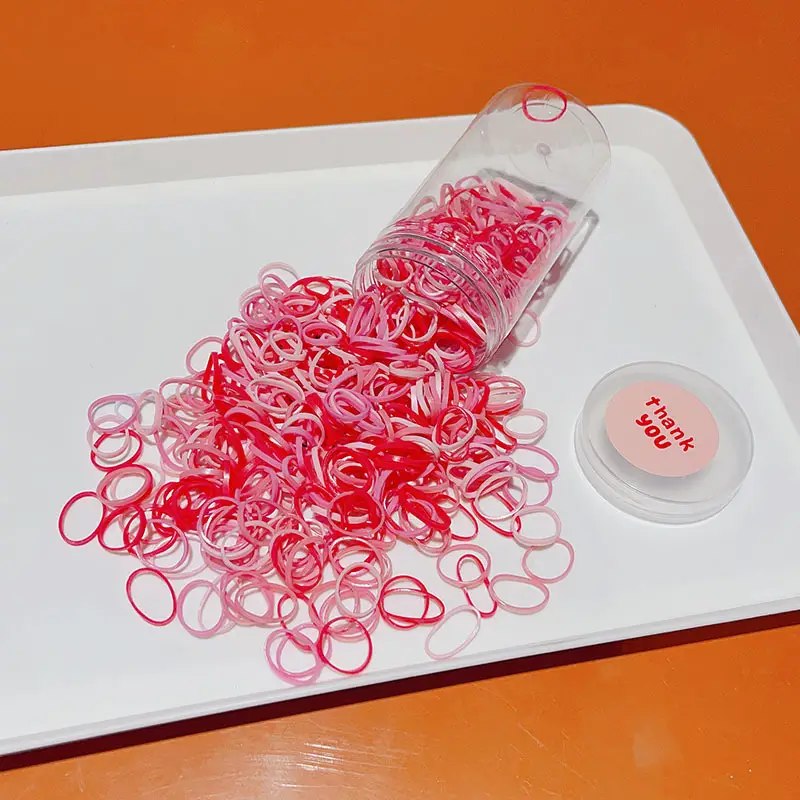 500 Pack of Purple Rubber Bands for Kids