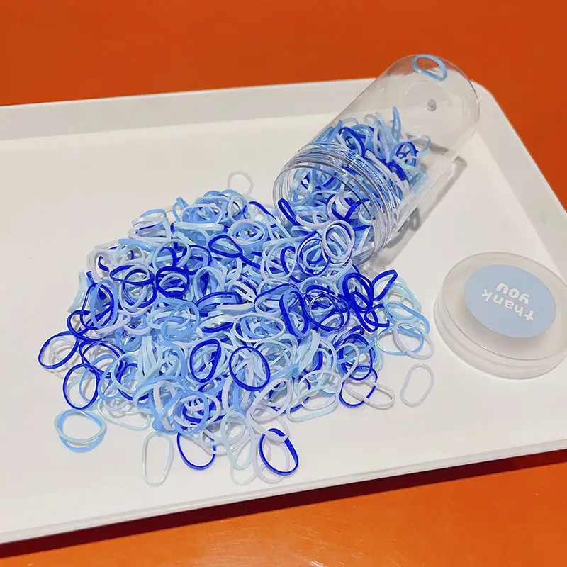 500 Pack of Purple Rubber Bands for Kids