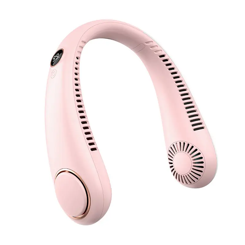 New Hanging Neck Fan USB Charging Small Outdoor Portable Tone Turbo Neck Bladeless Mini Wind