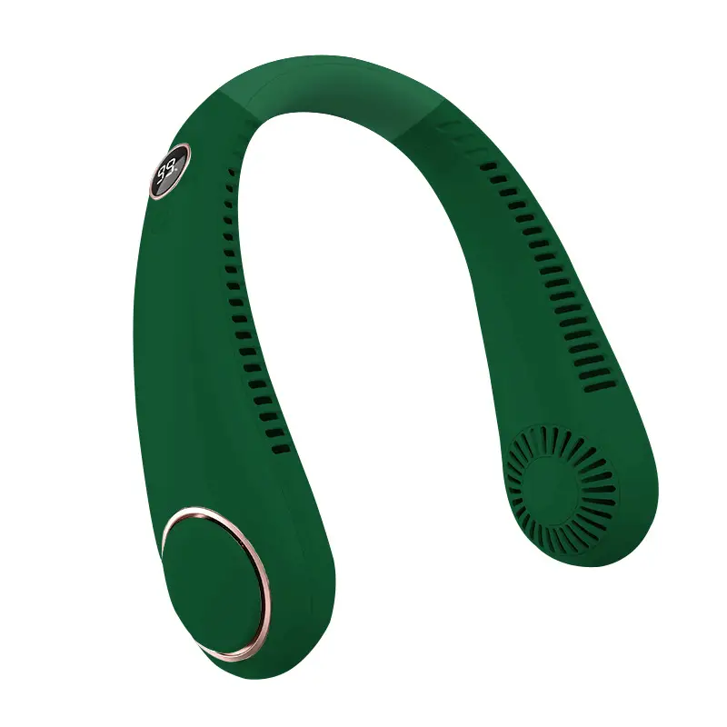 New Hanging Neck Fan USB Charging Small Outdoor Portable Tone Turbo Neck Bladeless Mini Wind