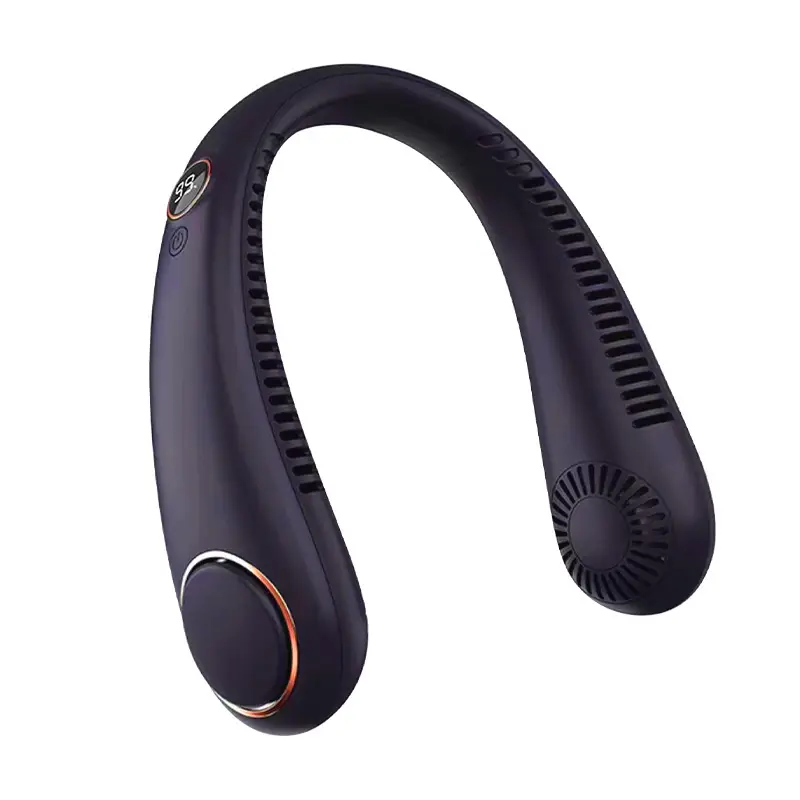 New Hanging Neck Fan USB Charging Small Outdoor Portable Tone Turbo Neck Bladeless Mini Wind