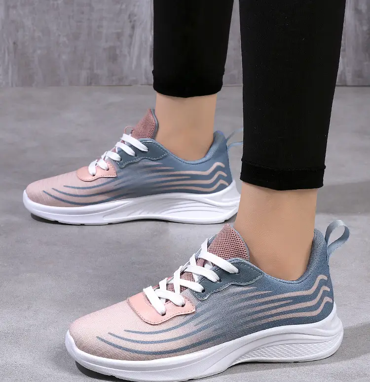 Women Purple Striped Running Shoes 2024 — feature 20