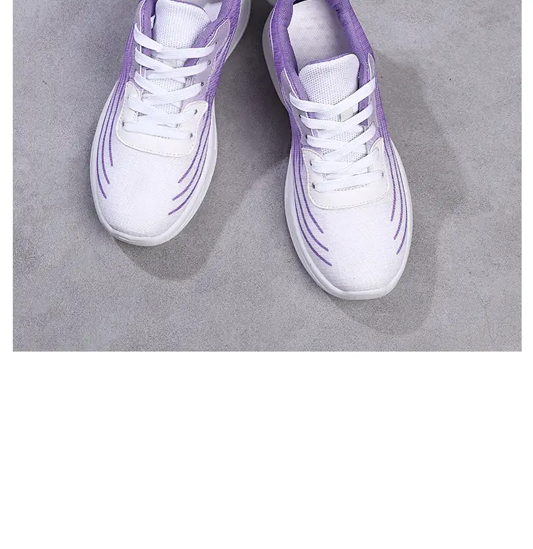 Women Purple Striped Running Shoes 2024 — feature 28