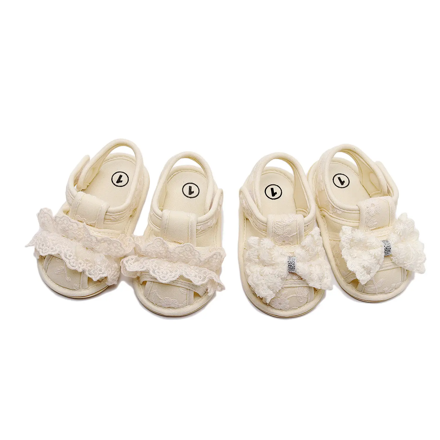 Baby Lace Bow Sandals for Girls 1-2 Years