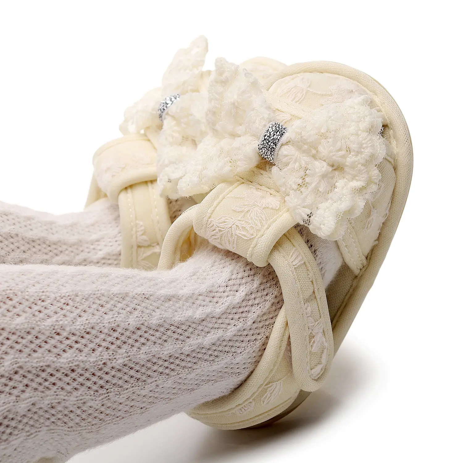 Baby Lace Bow Sandals for Girls 1-2 Years — feature 4