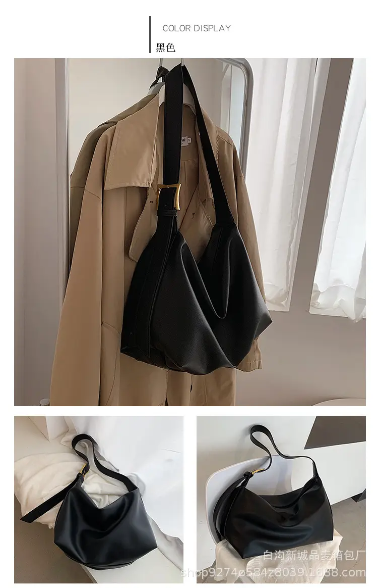 Large Capacity Women's Brown Leather Shoulder Bag 2026 — feature 8