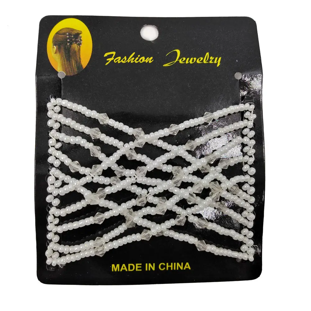 Crystal Cross-Crystal Hair Comb for Styling and Protection