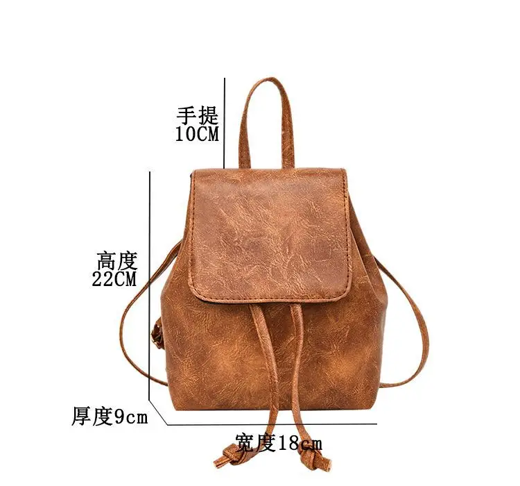 2026 Women's Brown Drawstring Shoulder Bag Spring Summer — feature 2
