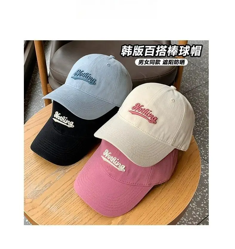 Korean Style Embroidered Peaked Cap for Men Women — feature 3