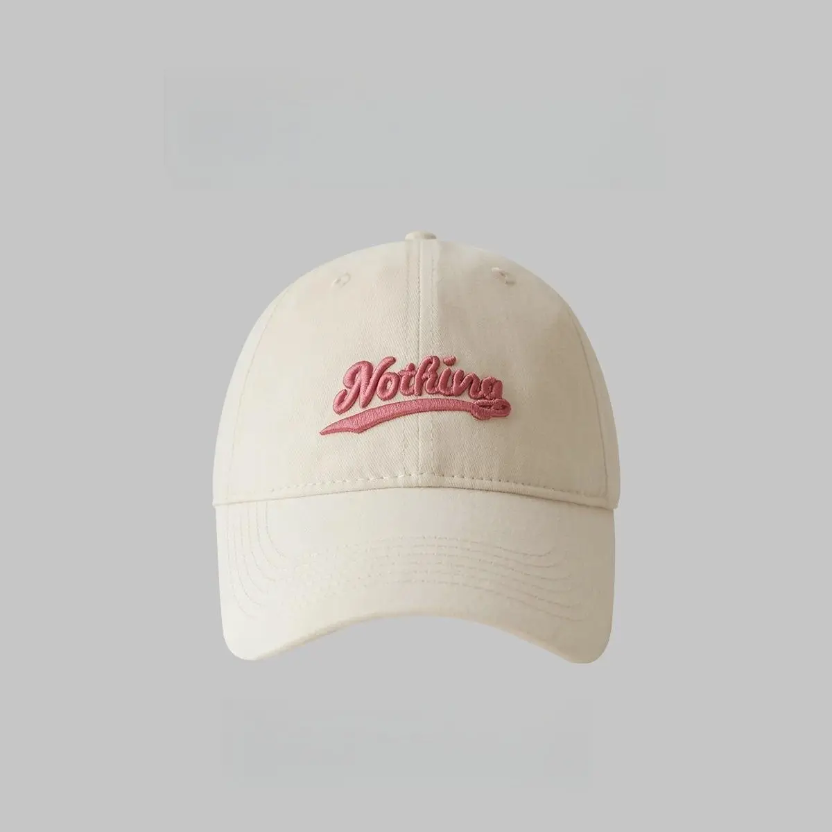 Korean Style Embroidered Peaked Cap for Men Women - Image 2