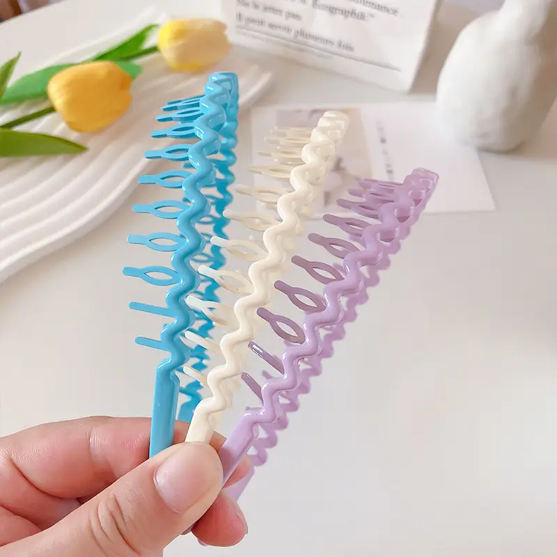 Frosted Pressure Hair Hoop Women's Hair Stamp - Image 8