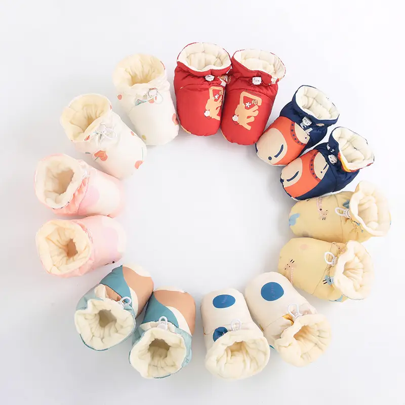 Newborn Baby Warm Pre-Step Shoes Winter Soft Sole — feature 1