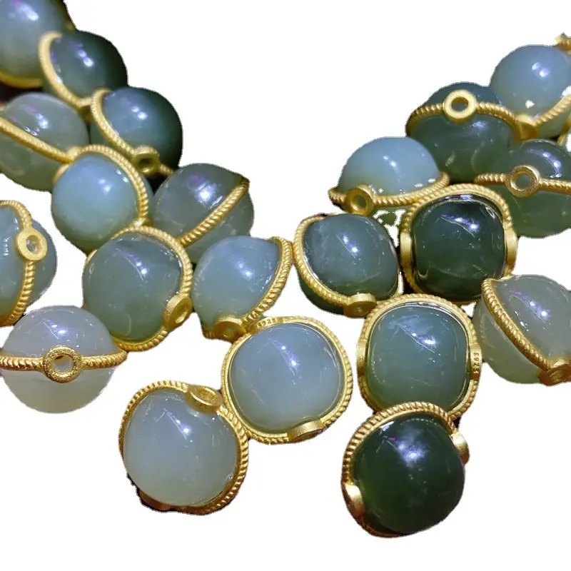 925 Silver Inlaid Hetian Jade Bracelets Wholesale - Image 5
