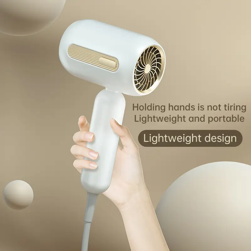 1200W Cross-Border Hair Dryer Cream Yellow - Image 16