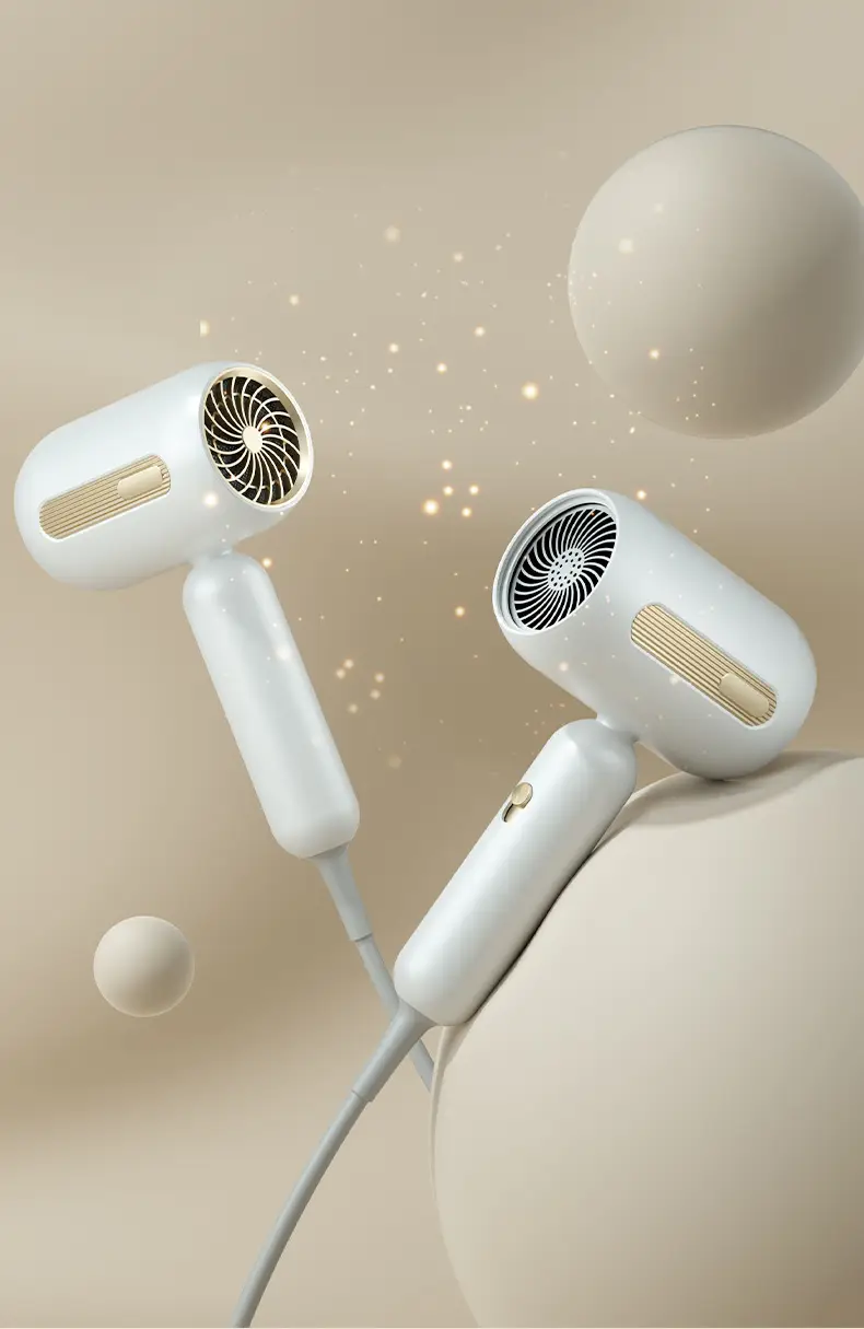 1200W Cross-Border Hair Dryer Cream Yellow — feature 11