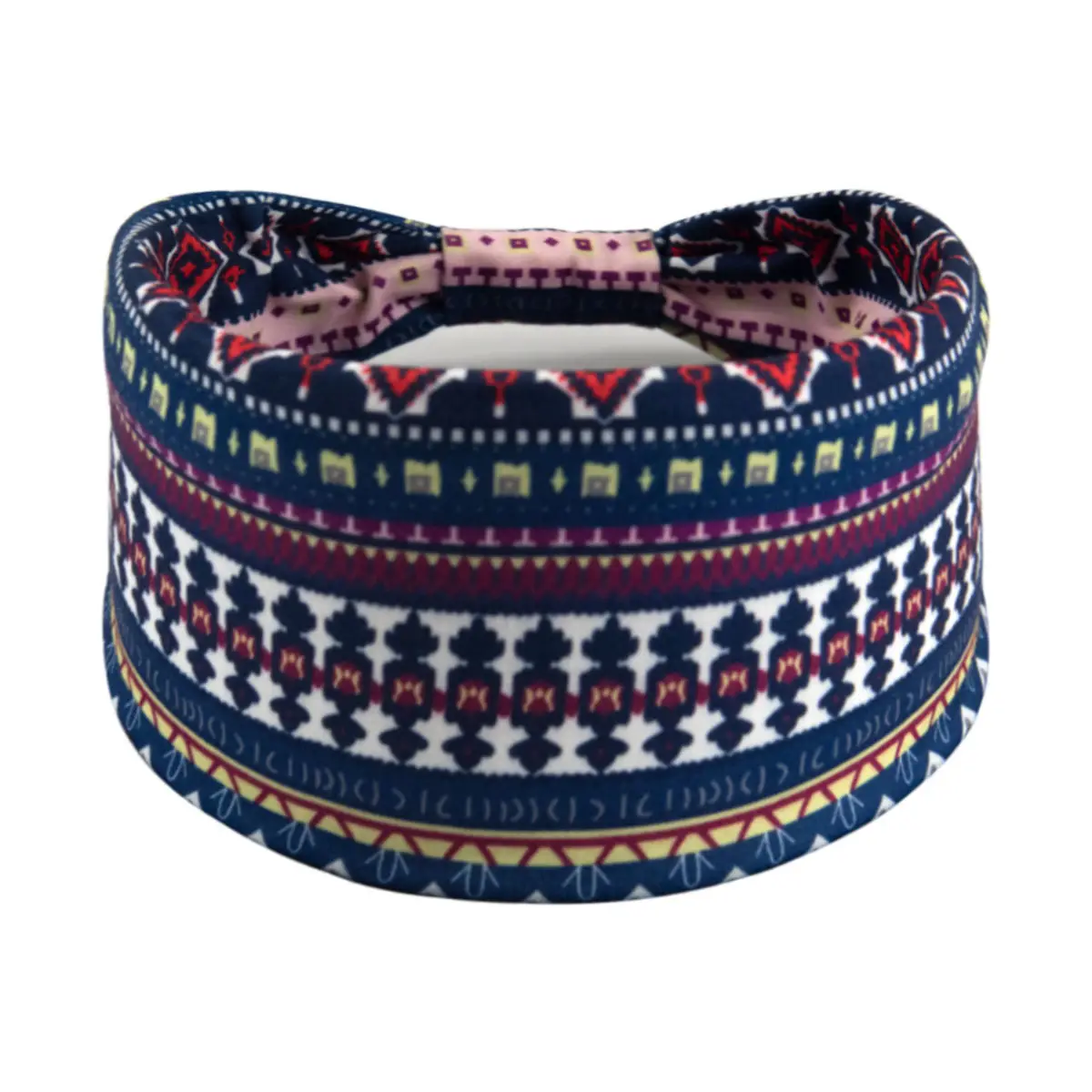 New Bohemian Printed Yoga Hair Band Wide Elastic Headband - Image 7