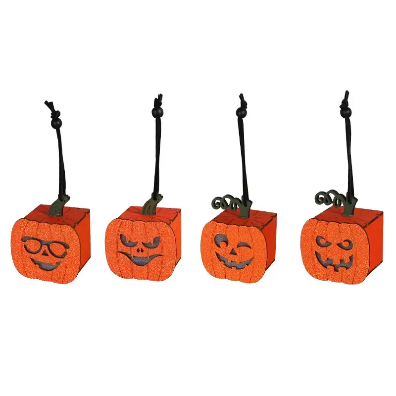 Halloween Pumpkin Lanterns Portable Night Lights for Kids
