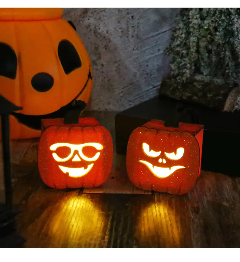 Halloween Pumpkin Lanterns Portable Night Lights for Kids — feature 11