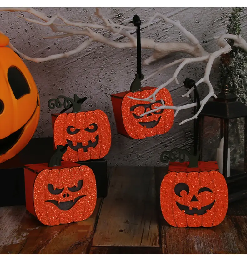 Halloween Pumpkin Lanterns Portable Night Lights for Kids — feature 7