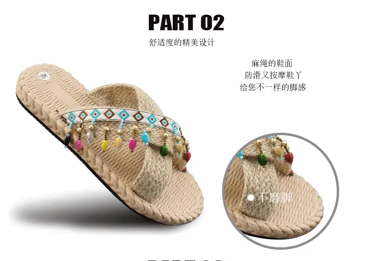 Eva Hand-Woven Ethnic Slippers Women Summer — feature 10