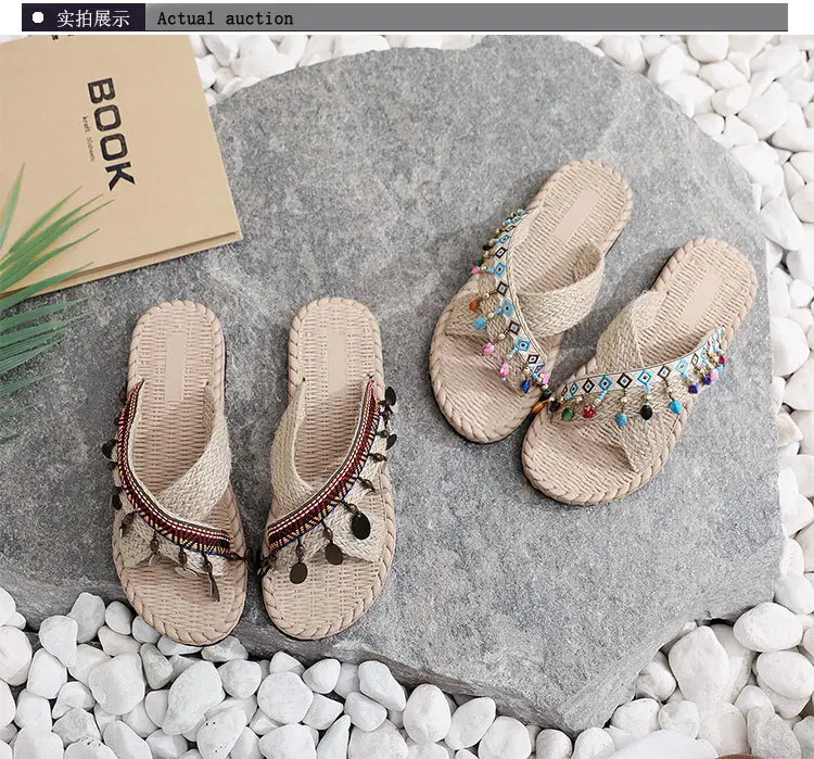 Eva Hand-Woven Ethnic Slippers Women Summer — feature 14