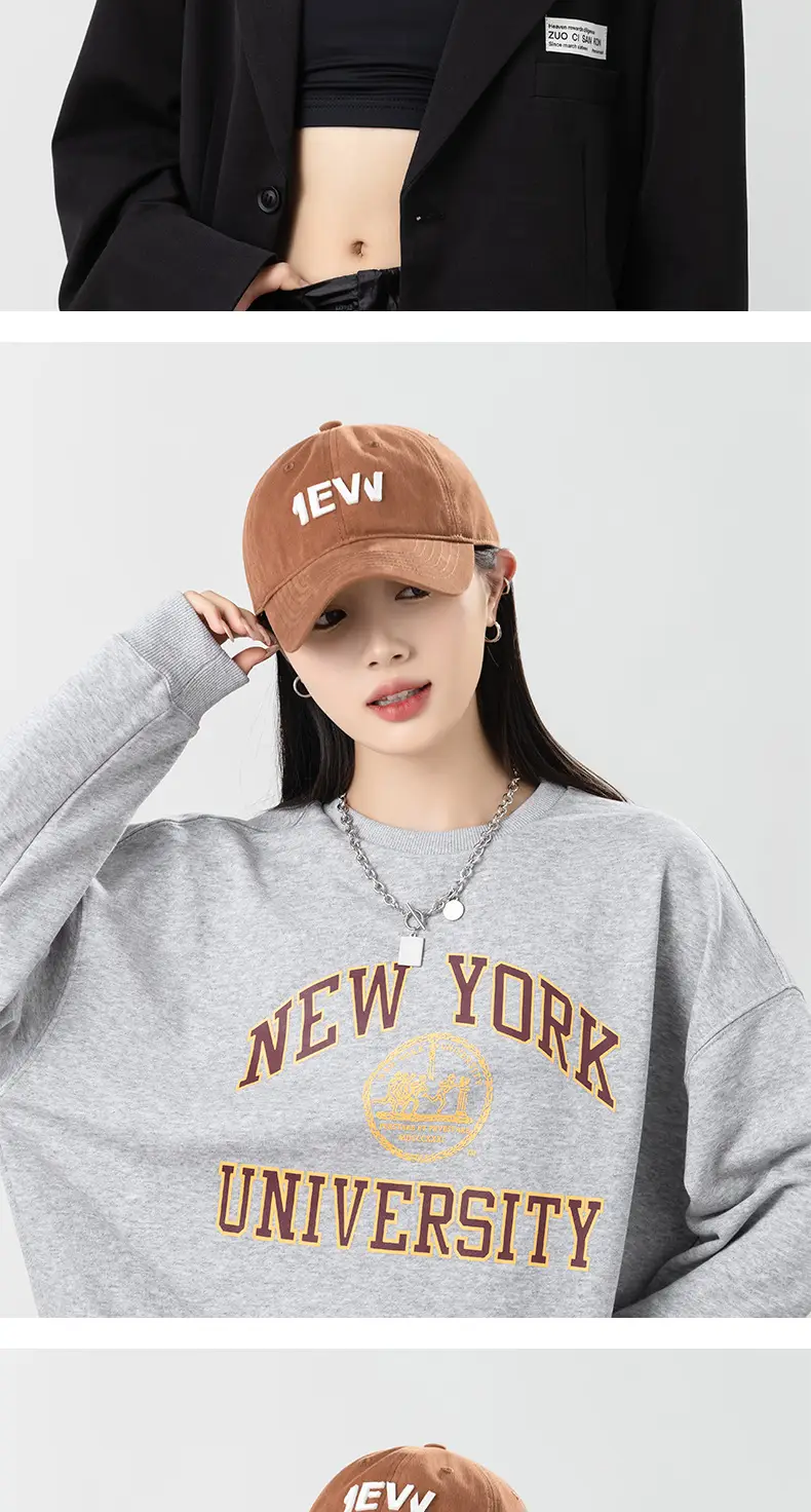 Women Navy Blue New Look Baseball Cap — feature 14